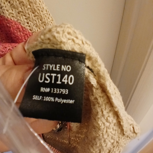 POL Oversized Henley flower sweater size M - Picture 7 of 7